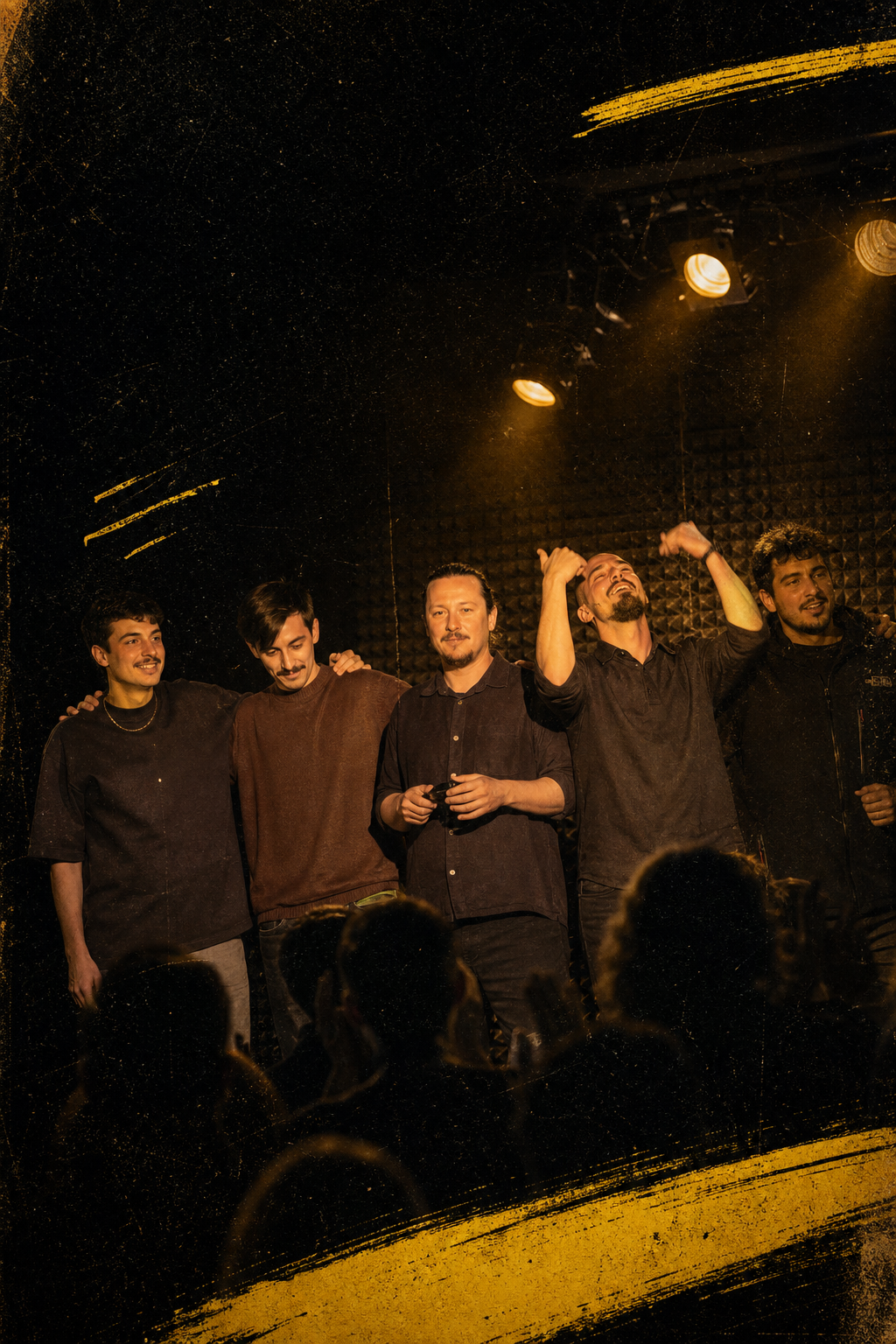 Promo vizual cu Oleacă de Impro pe scena Acaju